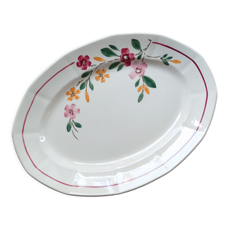 Plat ovale Bitche Sarreguemines