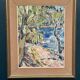 Original Swedish Oil on Canvas - "Natural Landscape" - Signed - Vintage and Framed - 68 × 56 cm