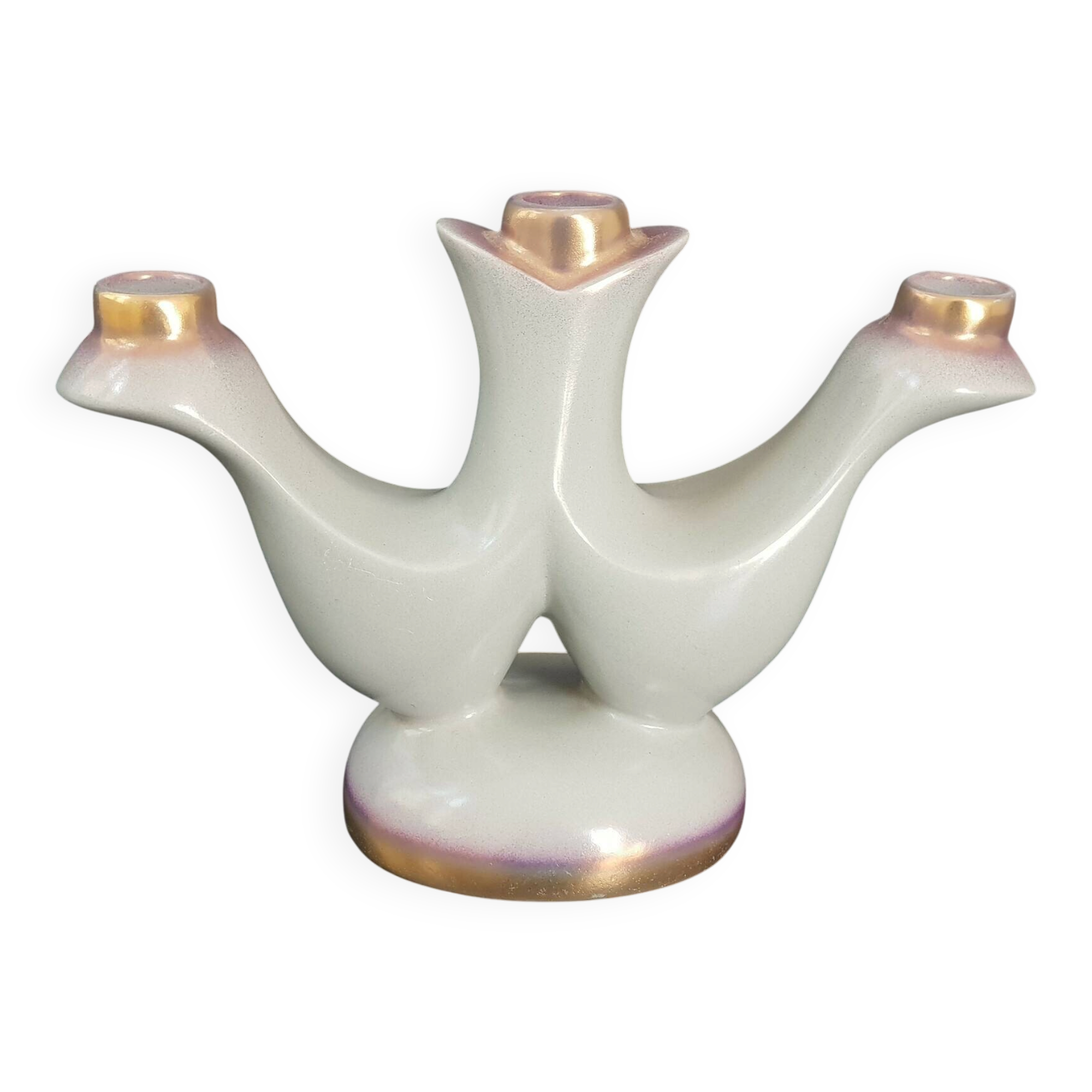 Vintage ceramic candle holder 1960