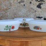 Oval dishes various models - arcopal - 70s - authentic vintage