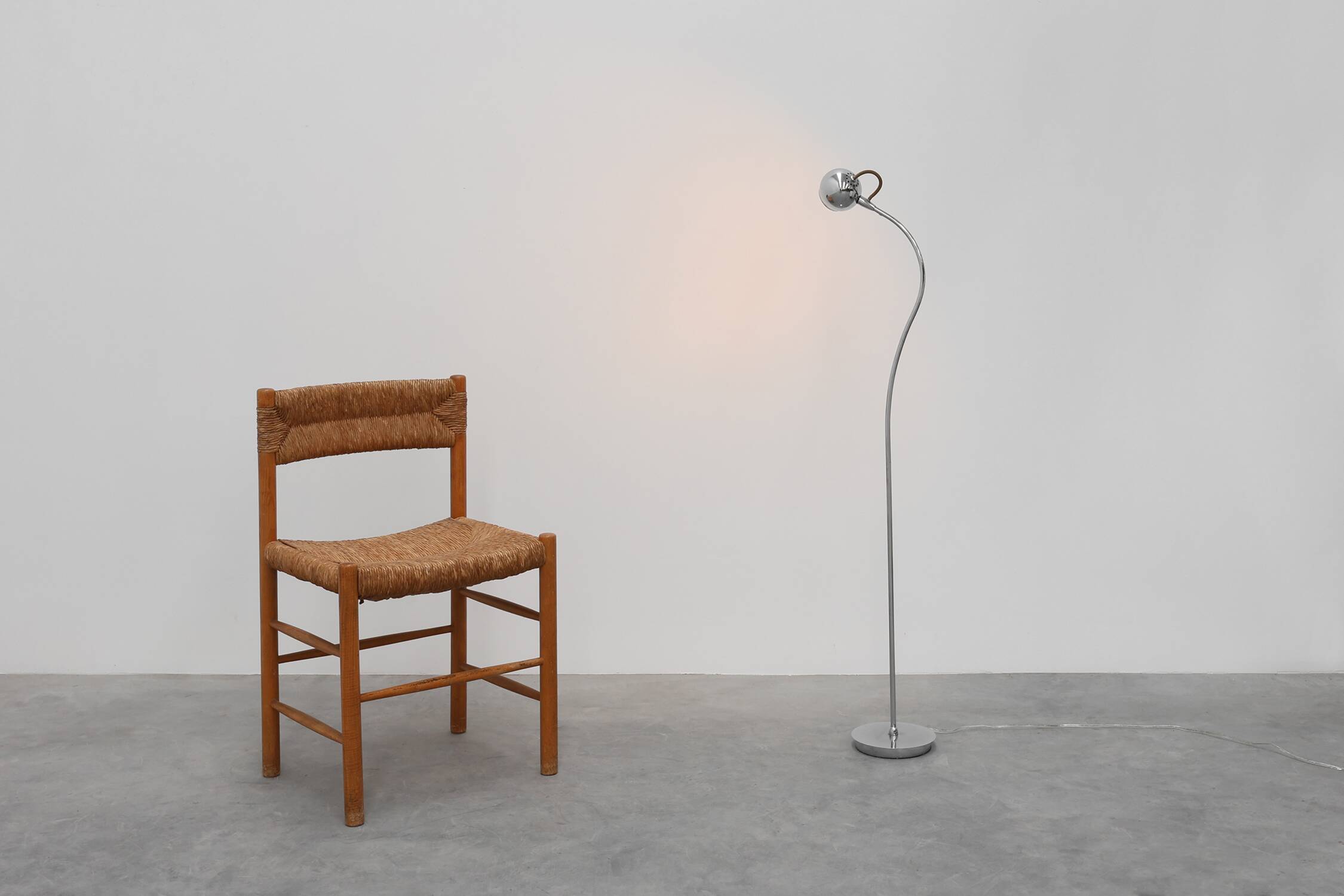 Lampadaire chromé de style Mid-Century, par Nordlux, Danemark, années 1970