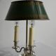 White metal bouillotte lamp, empire style – early twentieth century