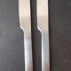 Vintage cutlery service Rostfrei – modernist stainless steel design – 11 pieces