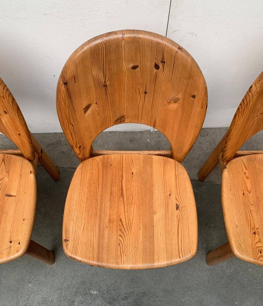 Danish pine chairs from the mid-century by Niels Koefoed for Glostrup, 1960s, set of 4.