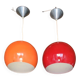 Pair of vintage Kenwell pendant lights 1970
