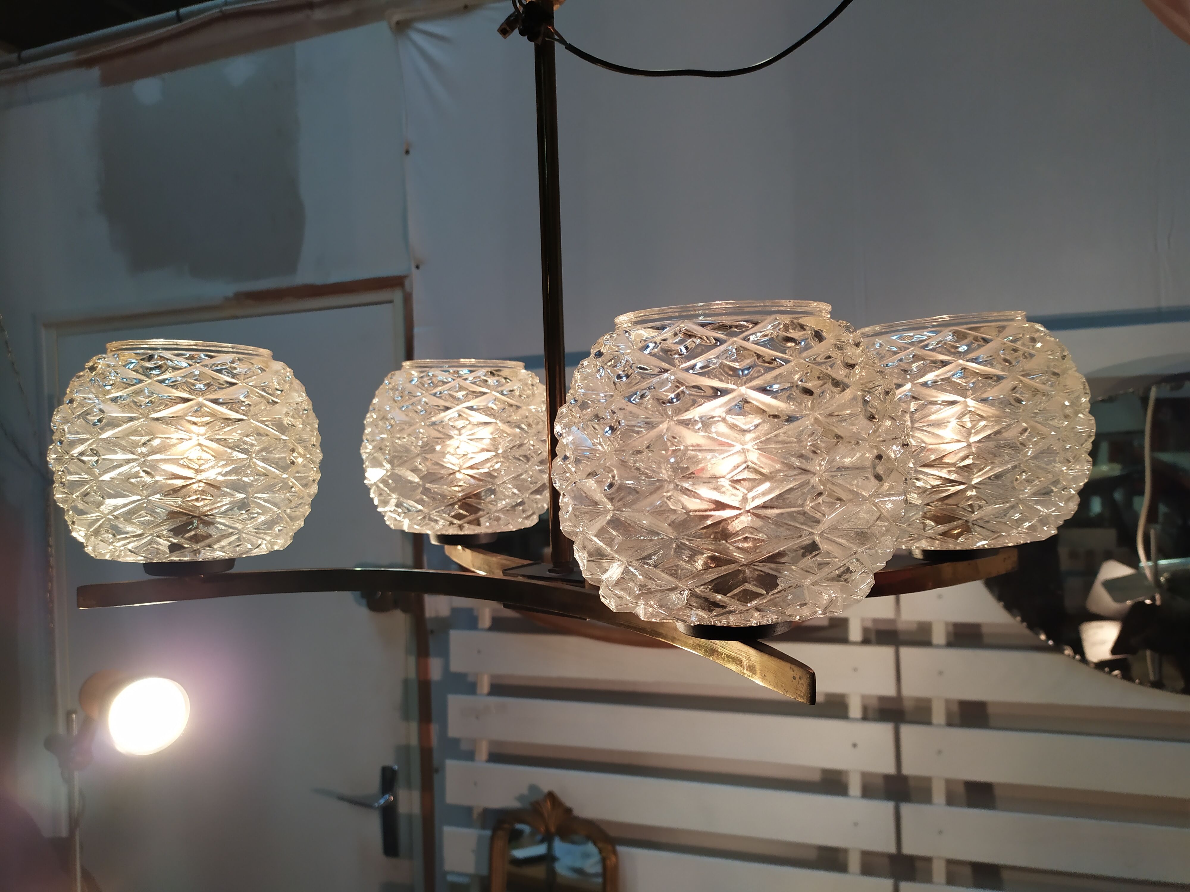 Vintage chandelier 4 lights