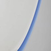 Vintage mirror 70s Crystal Blue Design A. Lupi for Cristal Luxor