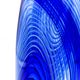 Large Vase R Pierini 1998 Blue White Glass Bubble 31cm 5kg Signed
