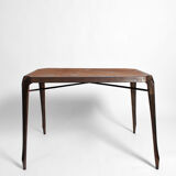 Rectangular table in iron, 1960s.