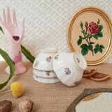 Set of 4 porcelain bowls of old limoges