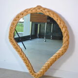 Rattan mirror 1970