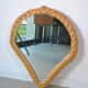 Rattan mirror 1970