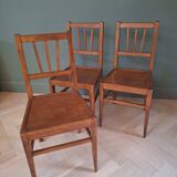 Set of 4 Luterma chairs – Modernist design – Beech – 1930s-40s