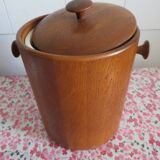 Teak ice bucket, Scandinavian style year 70