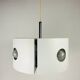 White suspension by Klaus Hempel for Kaiser Leuchten, 1970