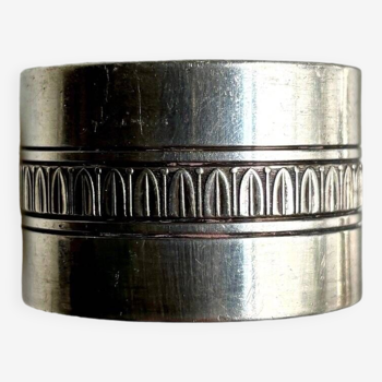 Christofle napkin ring in silver metal