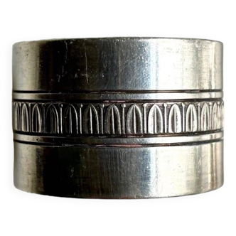 Christofle napkin ring in silver metal