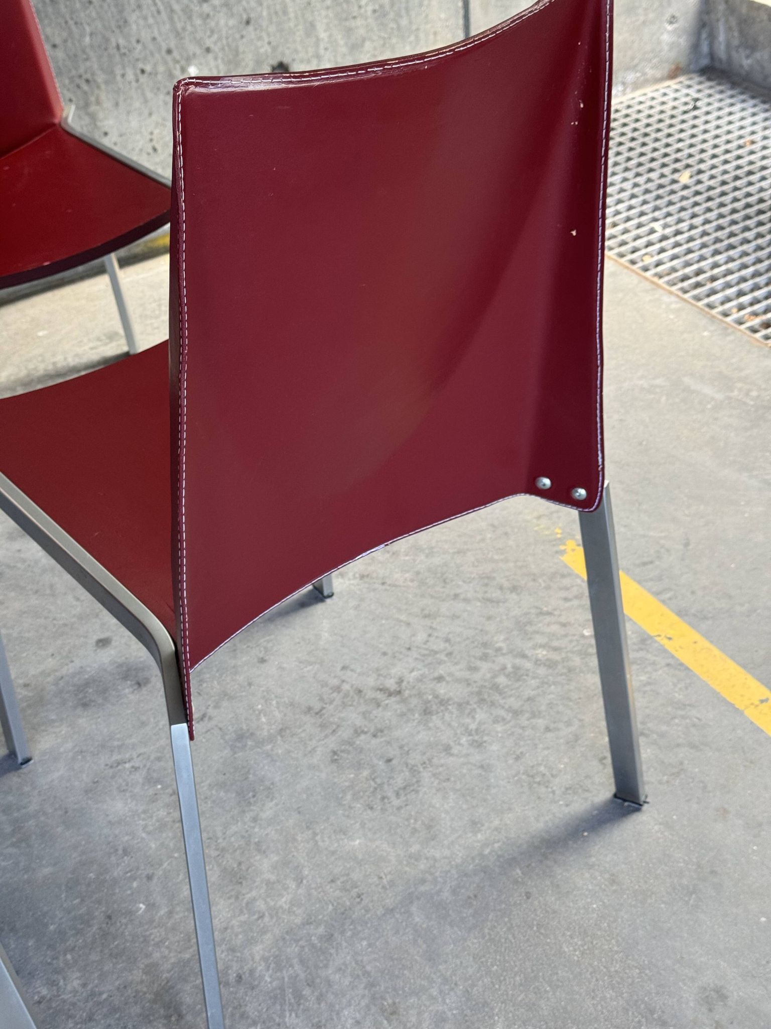Ensemble de 4 chaises postmodernes italiennes