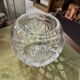 Round crystal vase