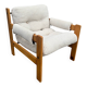 Fauteuil brutaliste design Gillis Lundgren 1976