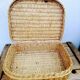 Wicker suitcase