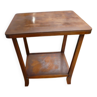 50s wooden table industrial style