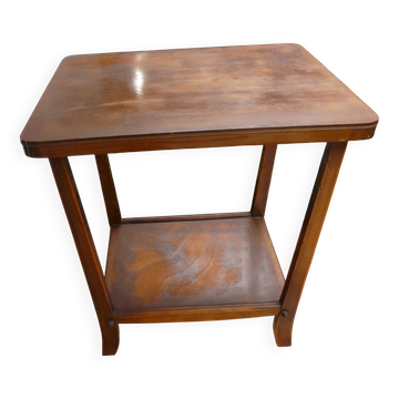 50s wooden table industrial style
