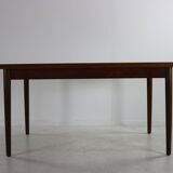 Danish sixties design teakwood extendable dining for Glostrup Møbelfabrik