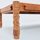 Large modernist curly ash coffee table by Pier Luigi Colli 1950