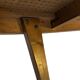 Mid-century daybed with removable backrest in oak 50's design