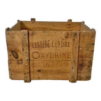 Wooden box "Oxydrin Detergent"