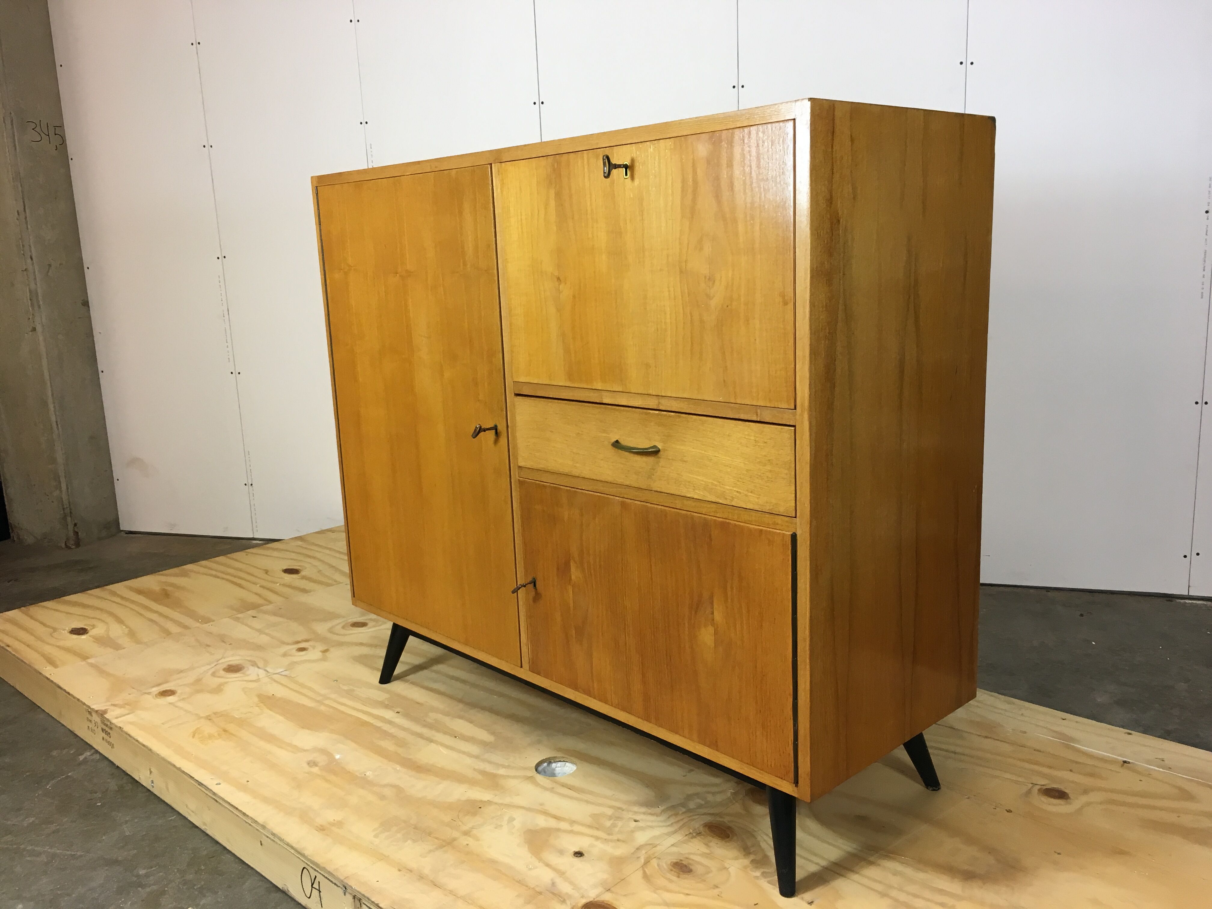 Mid-century birch cabinet, 1950