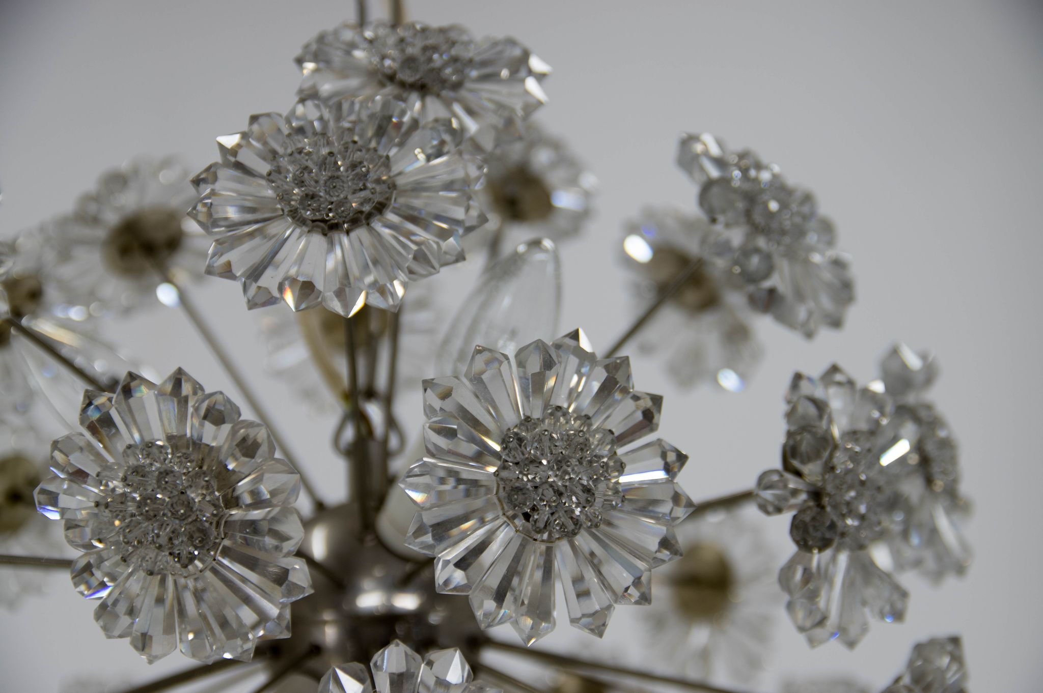 Lustre pissenlit par Preciosa, années 1970
