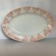 Orange flower earthenware dish from Moulin des Loups Hamage