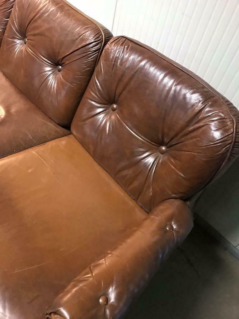 Vintage leather seat sofa