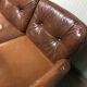 Vintage leather seat sofa