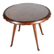 Round coffee table attributed to Paolo Buffa for Arrighi Serafino, 1950s.