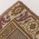 Vintage Burgundy Cream Runner Rug, 78x332Cm