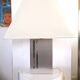 Lamp aluminimum effect mirror design 70s