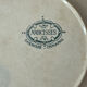 Assiette plate terre de fer Narcisses Onnaing