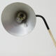 Lampe de bureau diabolo noire et or, Jumo, 1950/1960