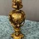 Paire de pichets en bronze doré néo-Renaissance