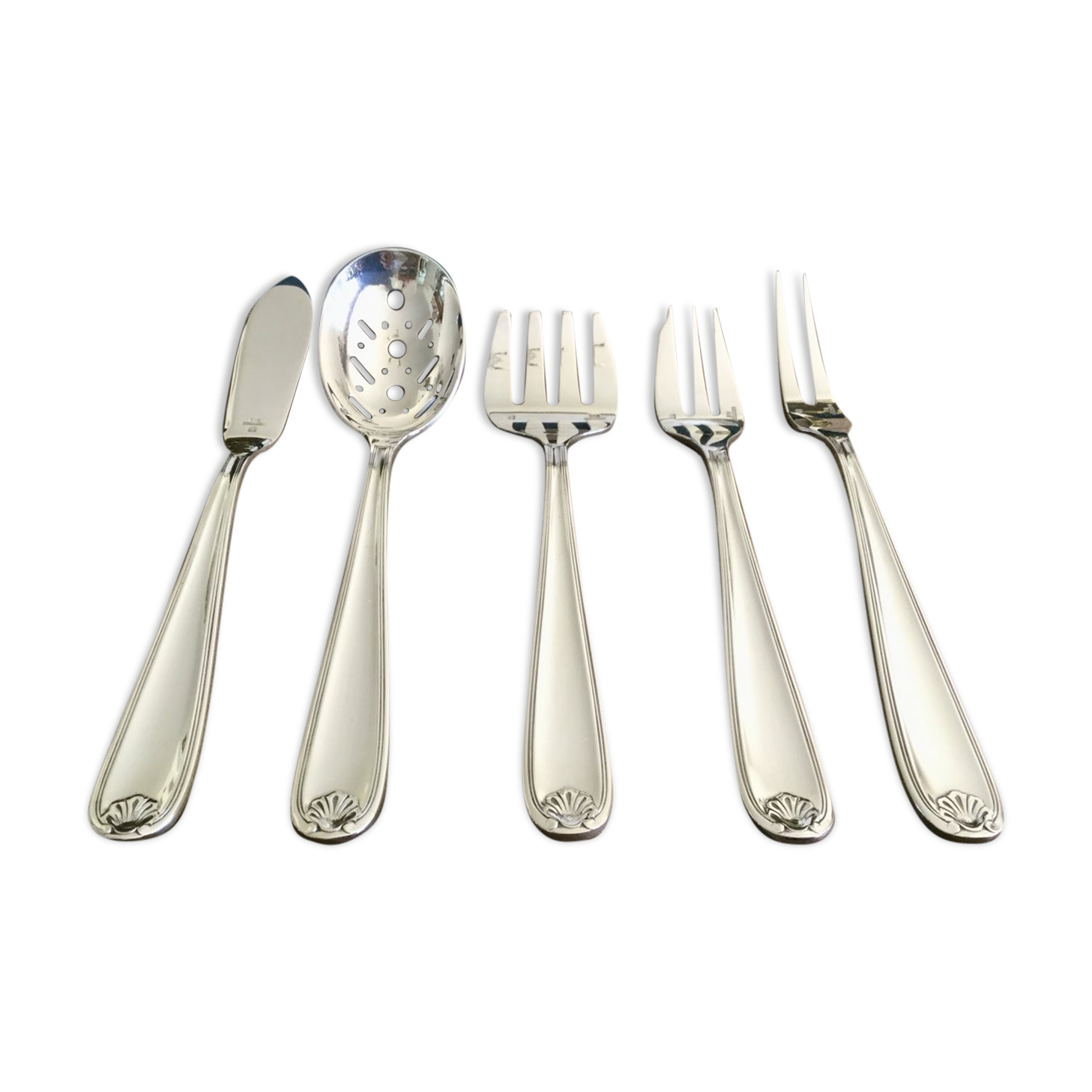 Service at mignardises 5 pieces Christofle berain