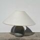 Speckled wood ball lamp 1980