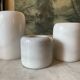 Series of marble candlesticks