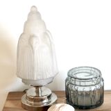 Art Deco fountain glass lamp