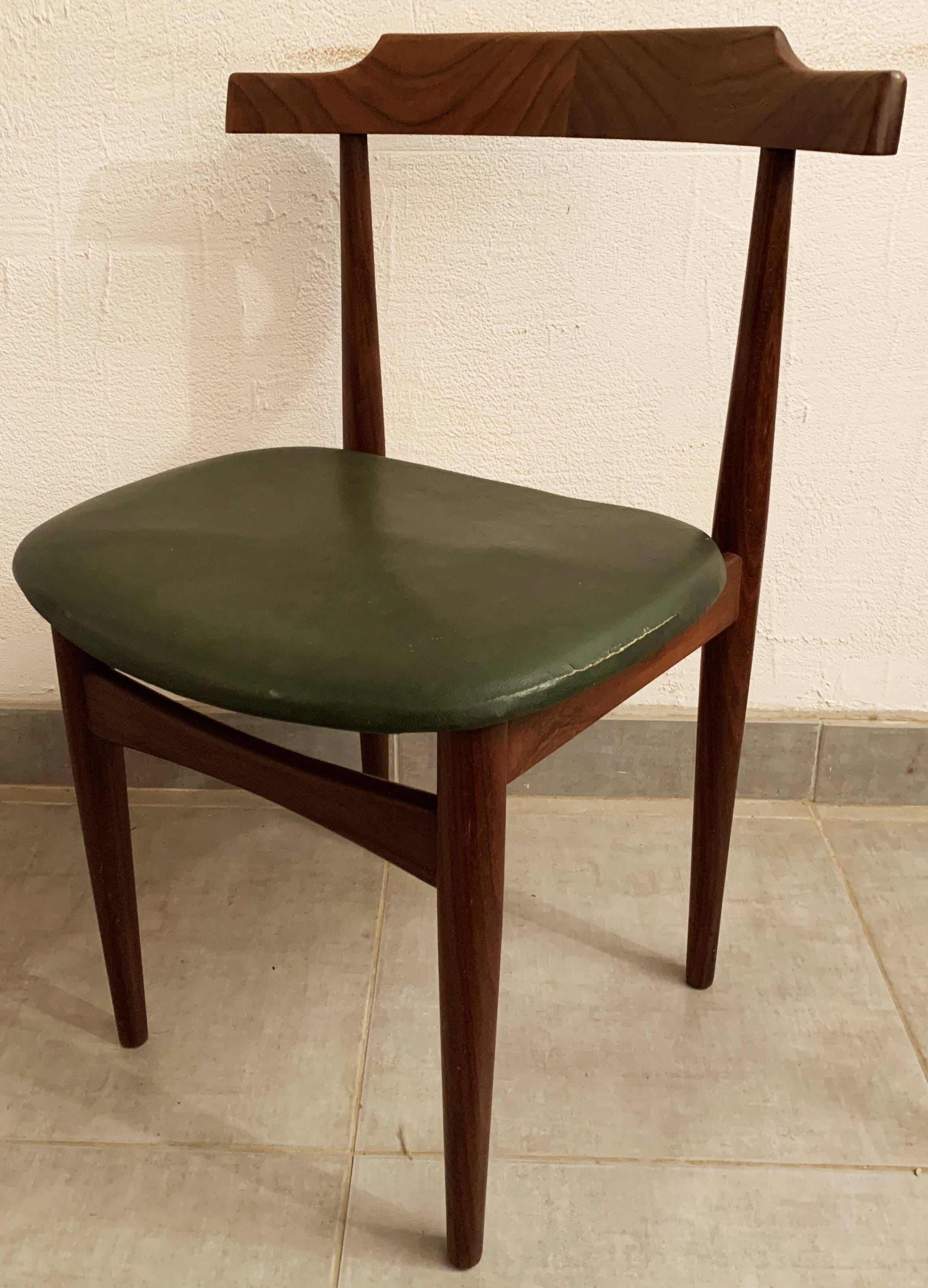 Ensemble de 6 chaises danoises de Hans Olsen pour le fabricant Frem Røjle