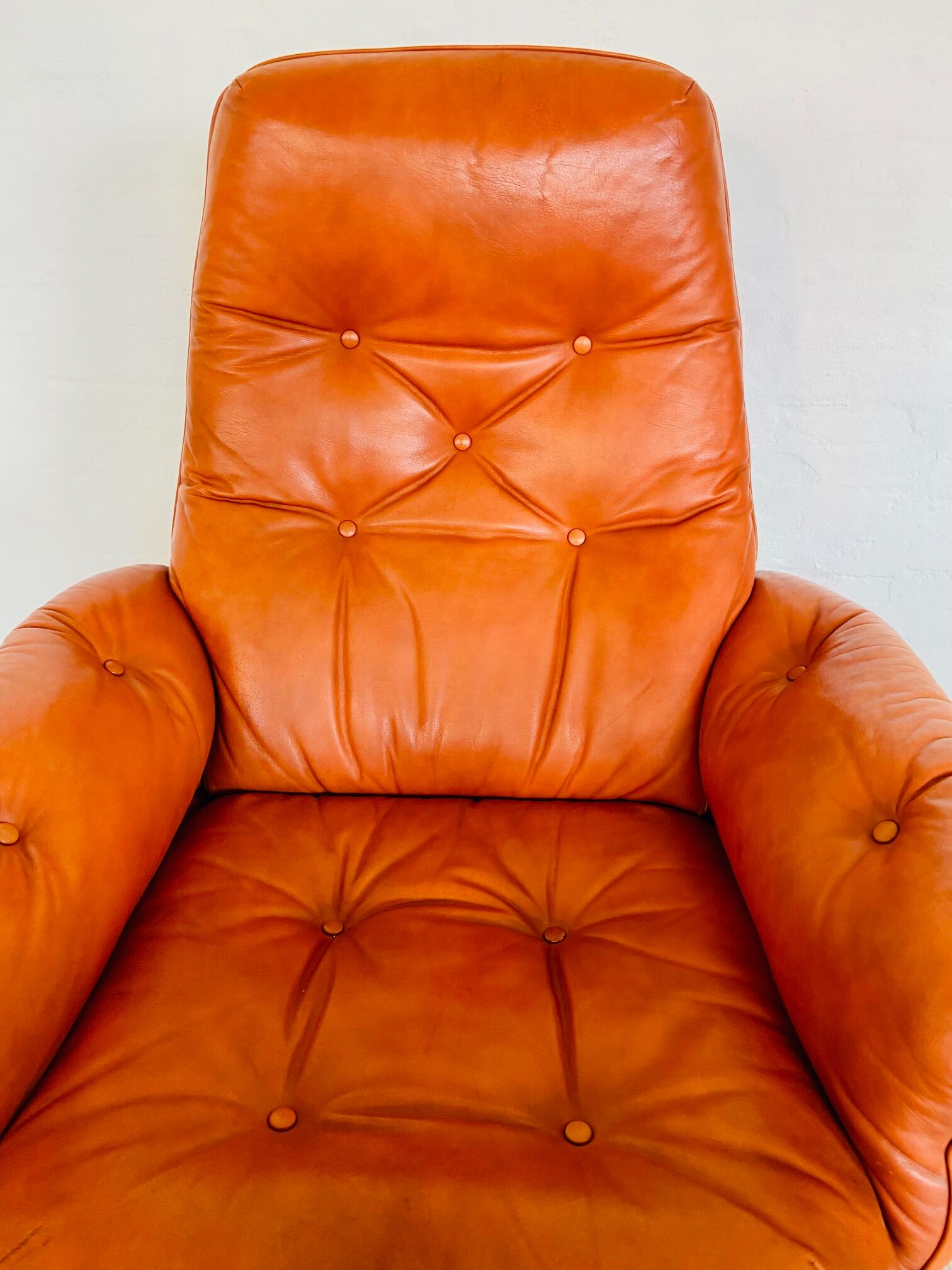 Vintage Danish mid-century Gote Mobler reclining lounge chair 1970s