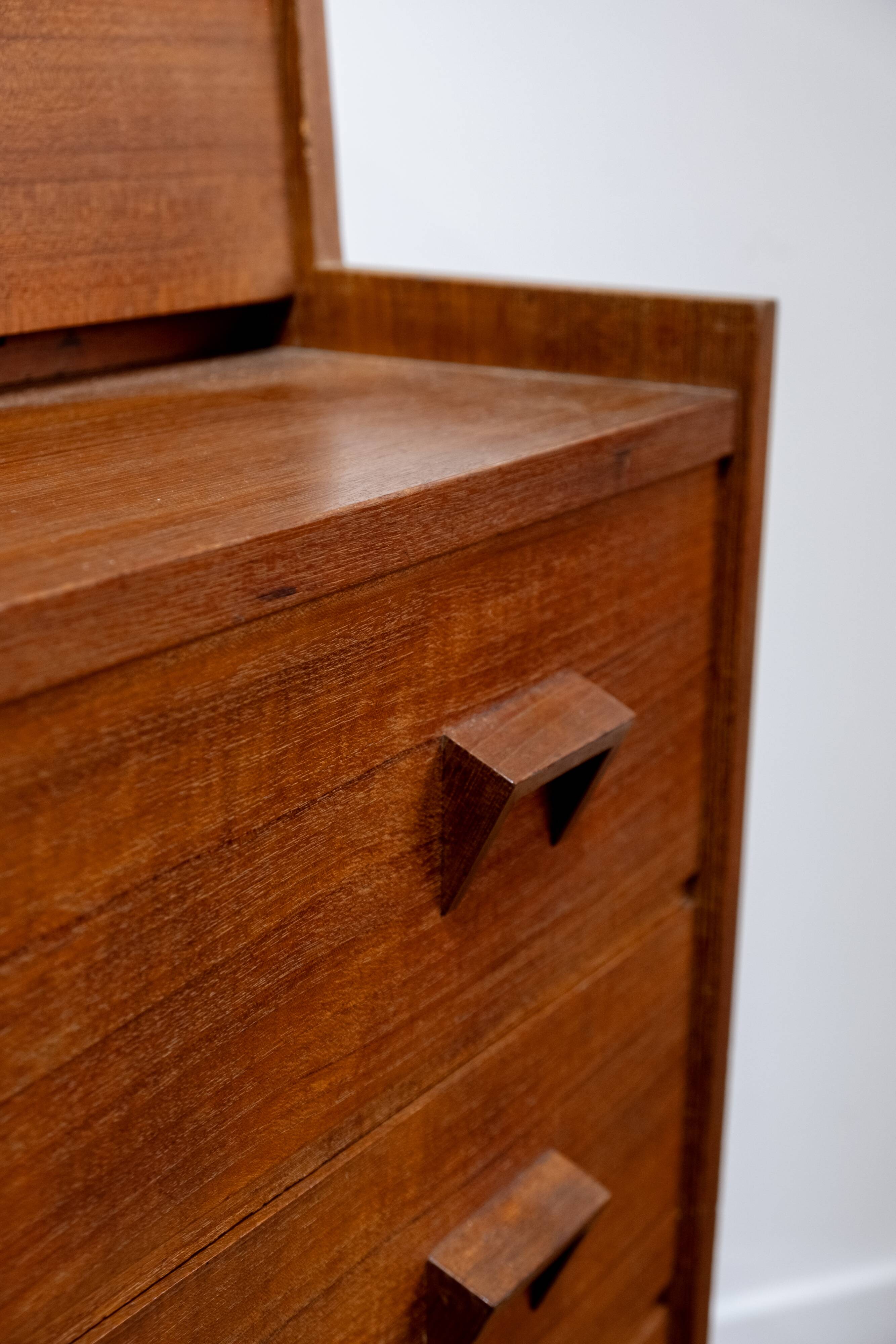 Danish teak secretary