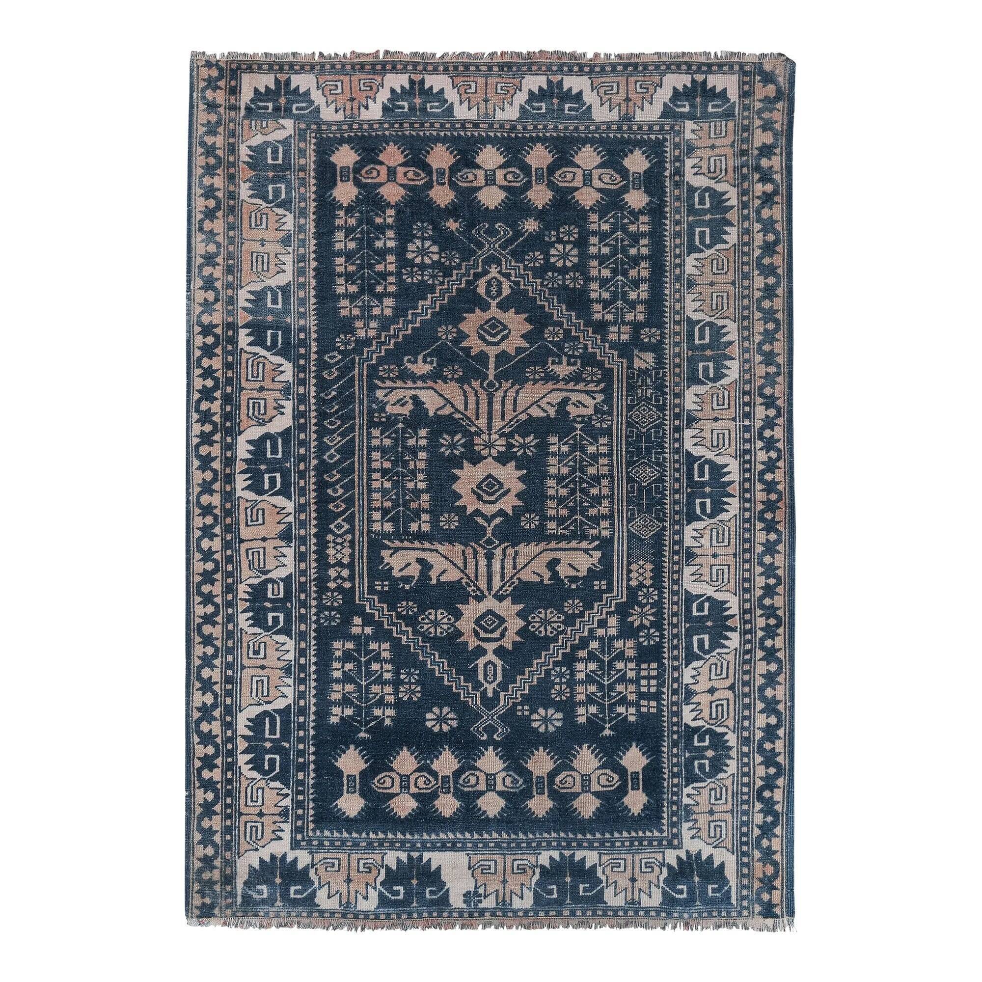 Vintage handmade Turkish rug 118x171 cm